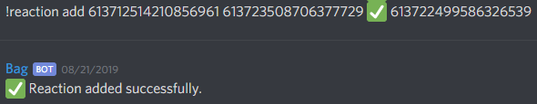 Adding a reaction role
